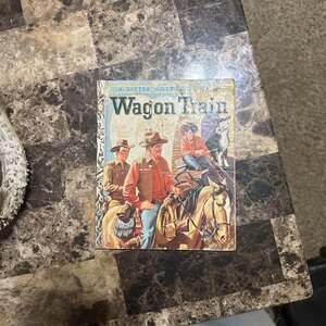 A Little Golden Book ~Wagon Train ~ 1958 A Edition